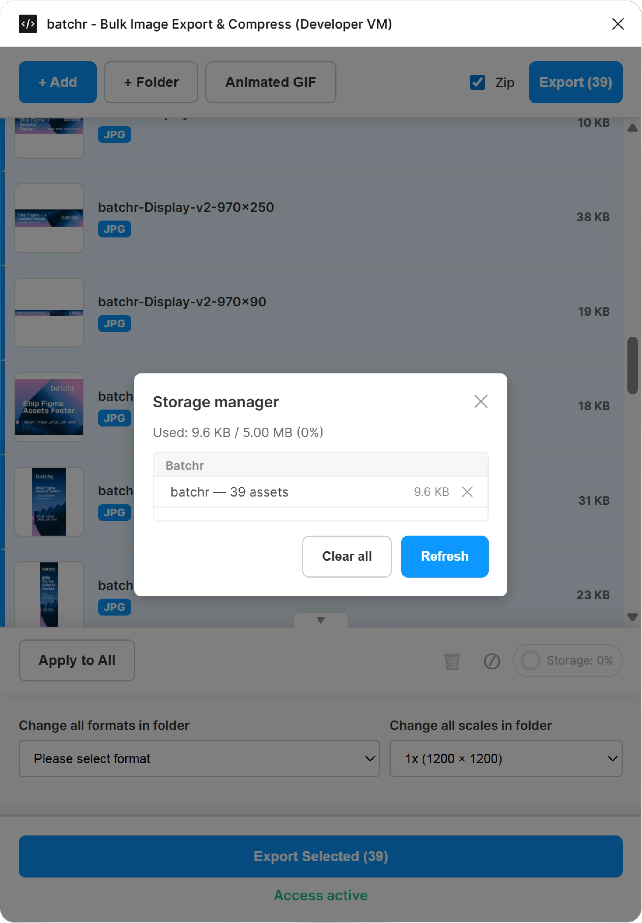 Batchr – quality controls